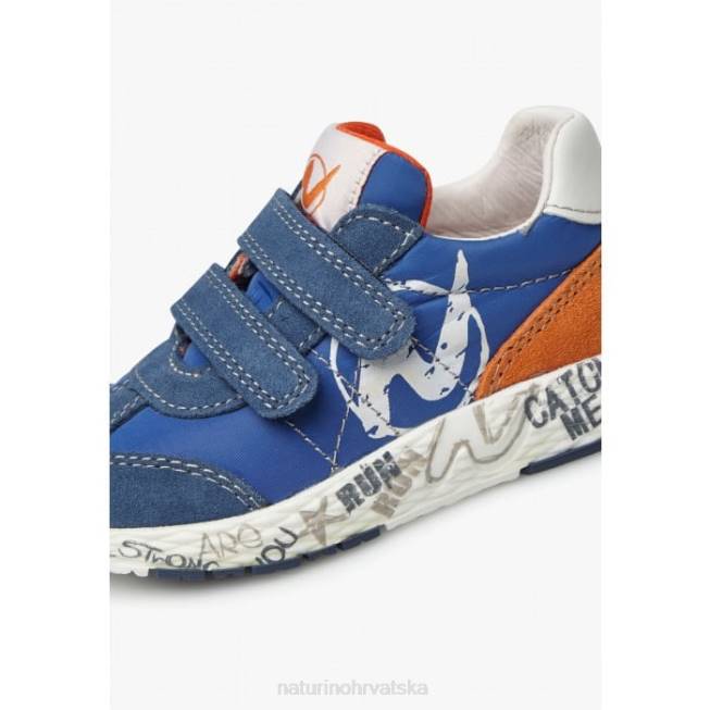 jesko vl. Naturino djeca ZF0X420 tenisice od antilopa i tehničke tkanine svijetlo plava