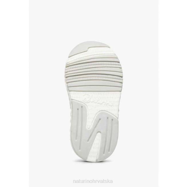 jesko vl. Naturino djeca ZF0X516 tenisice od kože i tehničke tkanine srebro