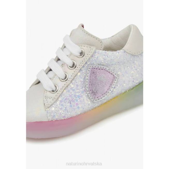 korey 2 zip Naturino djeca ZF0X404 kožne tenisice bijela
