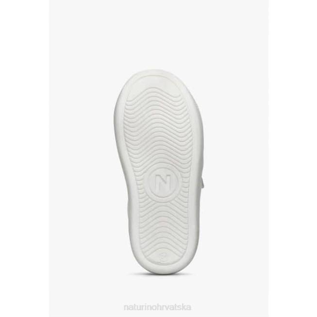 pinn vl. Naturino djeca ZF0X457 tenisice od kože i antilopa bijelo crno