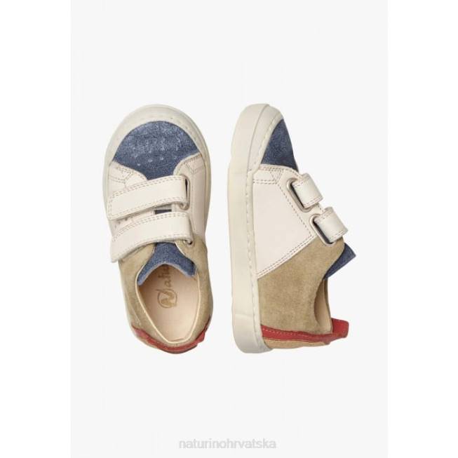trajan vl Naturino djeca ZF0X380 tenisice od kože i antilopa plavo-golublje siva