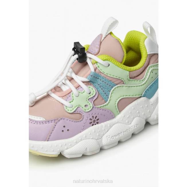 yamano 3 junior. Naturino djeca ZF0X35 tenisice od eko kože i tehničke tkanine lila-zelena