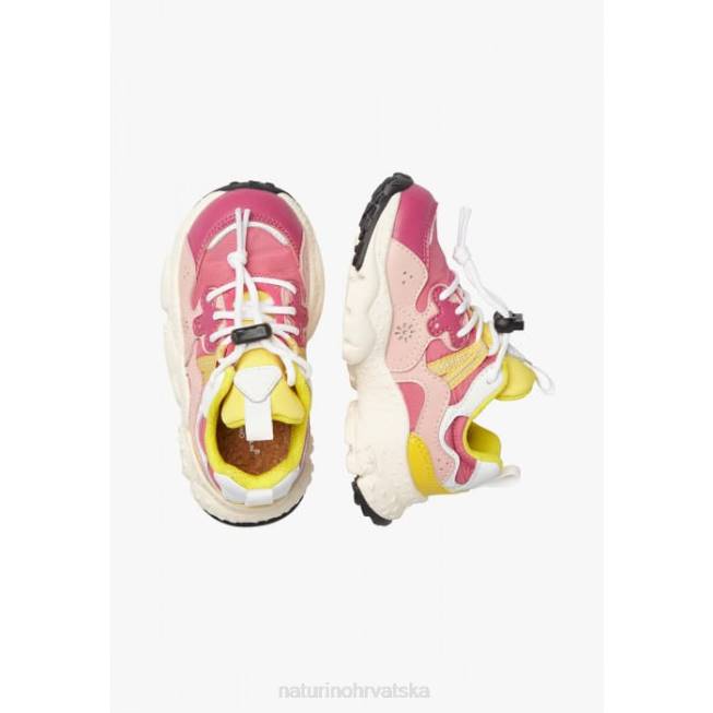 yamano 3 junior. Naturino djeca ZF0X36 tenisice od eko kože i tehničke tkanine fuksija
