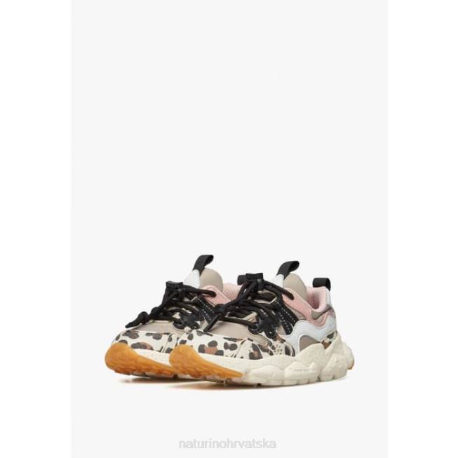 yamano 3 junior. Naturino djeca ZF0X37 tenisice od umjetne kože i tehničke tkanine bež-bijela