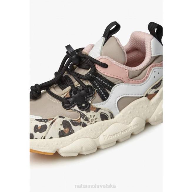 yamano 3 junior. Naturino djeca ZF0X37 tenisice od umjetne kože i tehničke tkanine bež-bijela