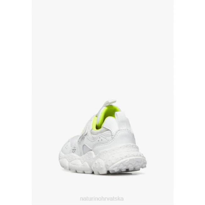 yamano 3 vl junior. Naturino djeca ZF0X41 tenisice od umjetne kože i tehničke tkanine bijelo-fluo žuta